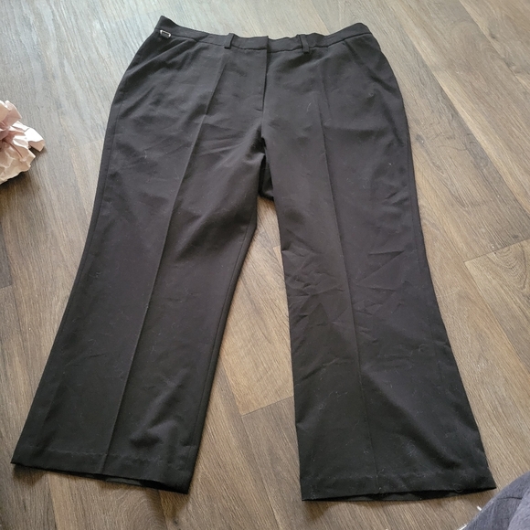 Black Wide-Leg Trousers - Picture 1 of 2
